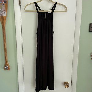 Dress Up Black Halter Neck Dress Small
